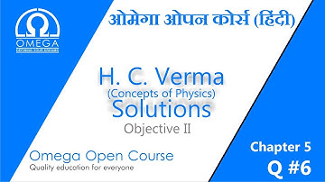 H. C. Verma Solutions - Chapter 5, Objective II, Question 6 (in Hindi)