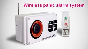 Wireless remote siren receiver, RF panic alarm, chord less security siren system, FORBIX SEMICON