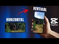 How to Convert HORIZONTAL Video to VERTICAL in CapCut