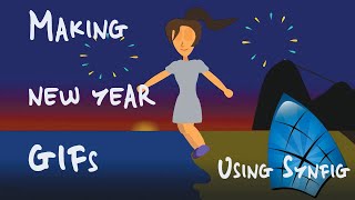 Drawing and animating using the free software Synfig Studios