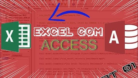 [Excel] Criando Planilha com Banco de Dados ACCESS PT 01