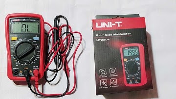 Digital Multimeter unboxing and quick review | UNI-T UT33D+ Digital Palm Size Multimeter
