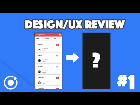 TAG SPOTTER - Ionic Community Design/UX Review #1