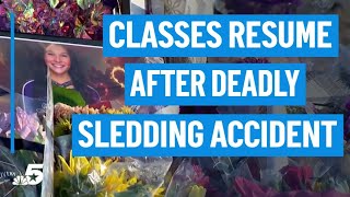 Students return to school following deadly sledding accident | NBCDFW