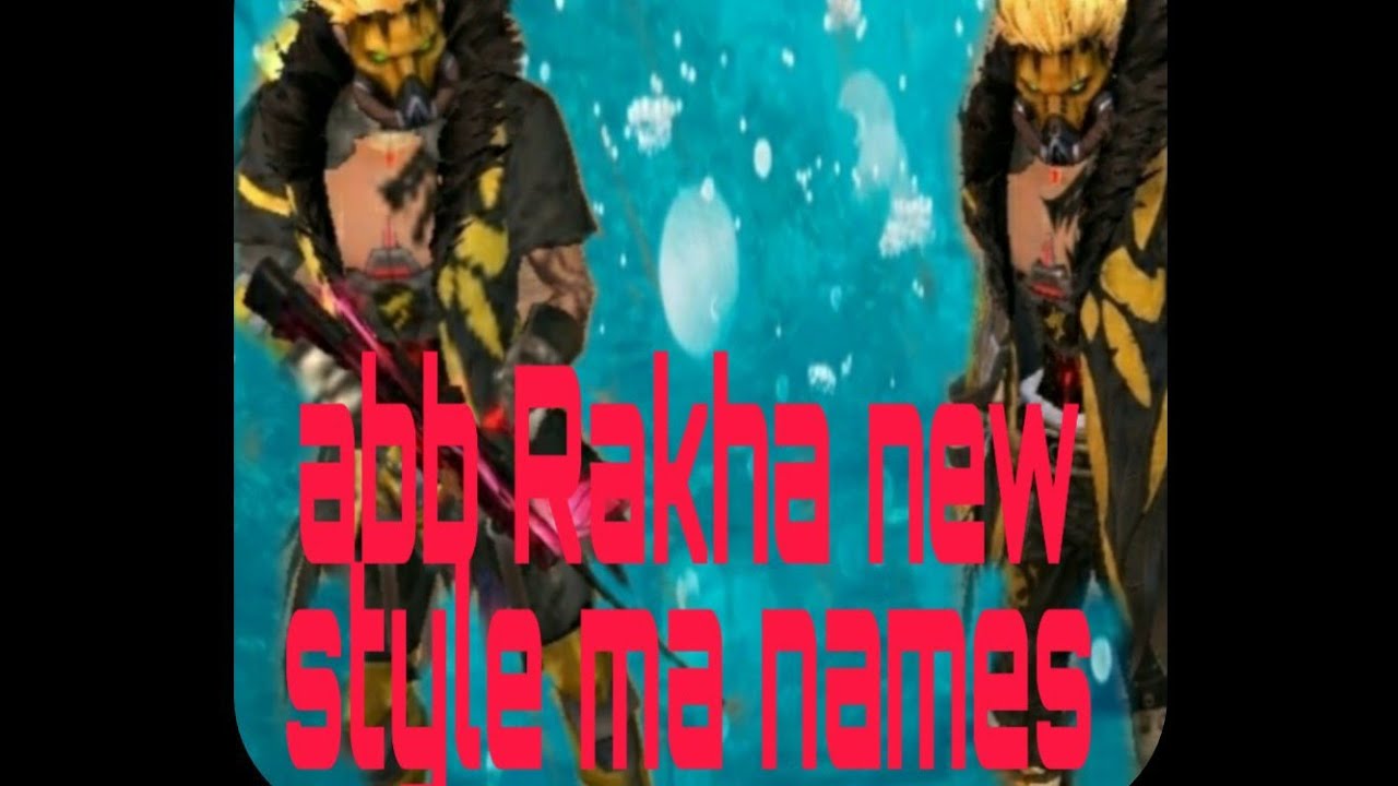 How to make a free fire pro players names new style ma ...