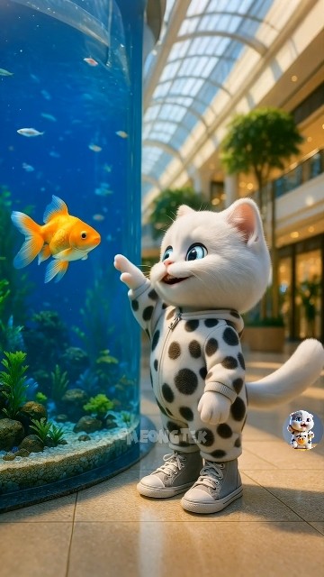 kucing ketemu ikan monster🗿