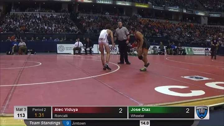 Alec Viduya 2017 IHSAA State Champion 113 lbs
