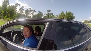 Police Instantly Notice Driver Trying to Switch Seats