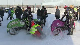 FIM Ice Speedway World Championship Qualifying round at Kallehov, Örnsköldsvik (SWE) 27th Jan. 2024