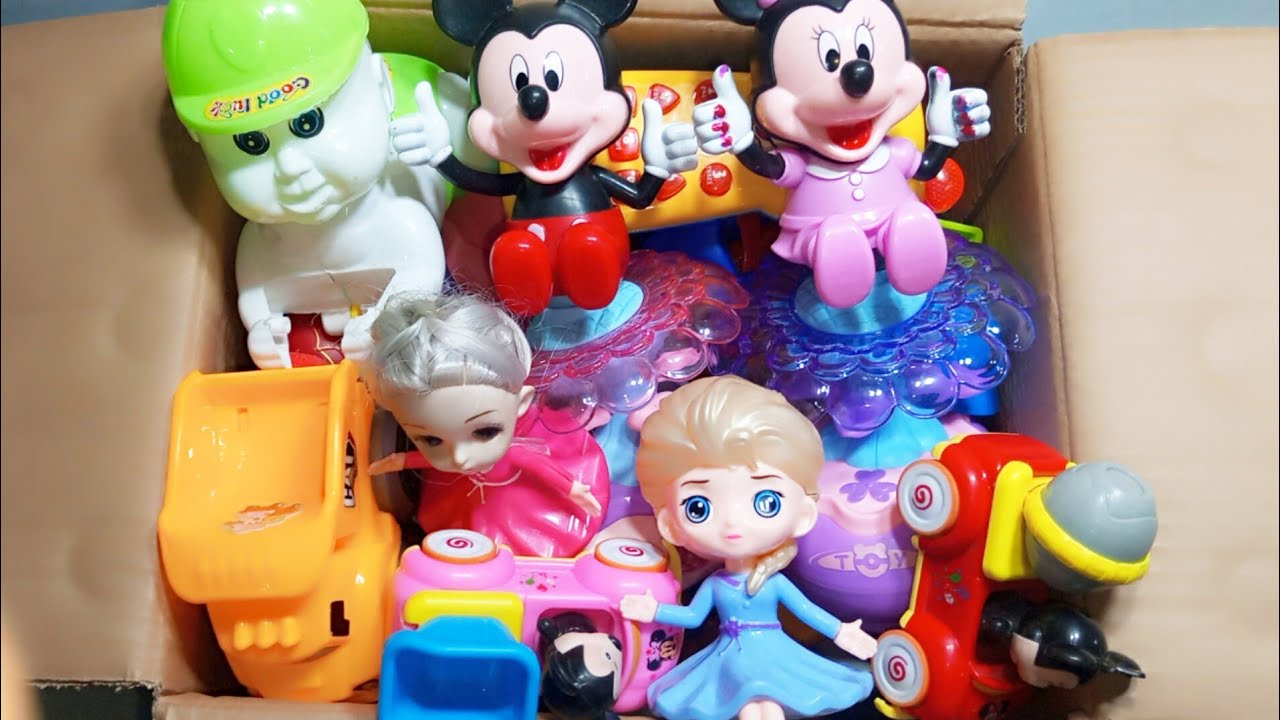 Satisfying with Unboxing Cute Wooden Minnie mouse PlaySet Toys Review | ASMR