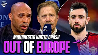 'It's shocking' | Henry \& Schmeichel on Man Utd's UCL EXIT! | UCL Today | CBS Sports Golazo