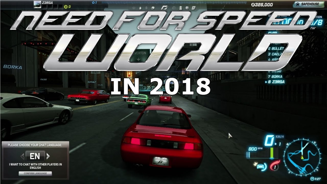 Need For Speed World Online est. 2018