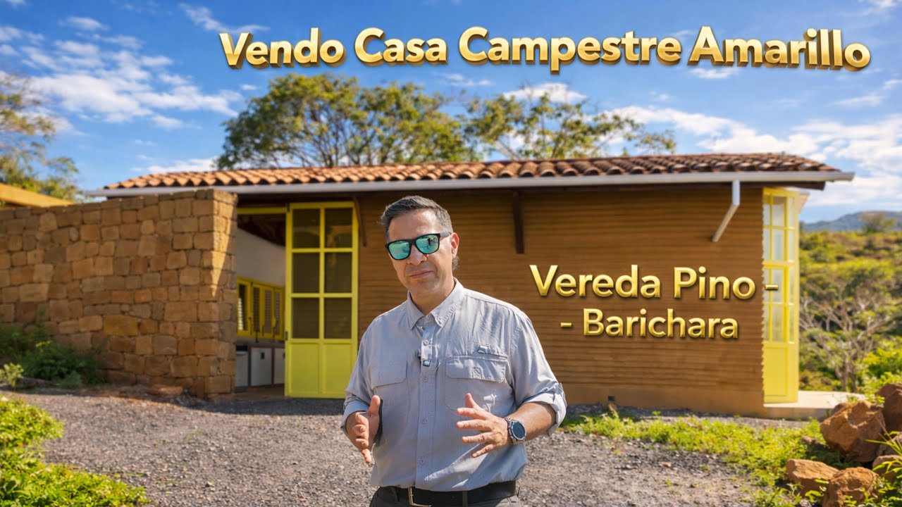 Casa Campestre en Venta Barichara: Diseño Moderno y Vista Increíble en Bosque Seco #bienesbarichara