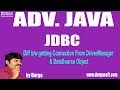 JDBC-127|| Difference Between getting Connection From  DriverManager & DataSource Object