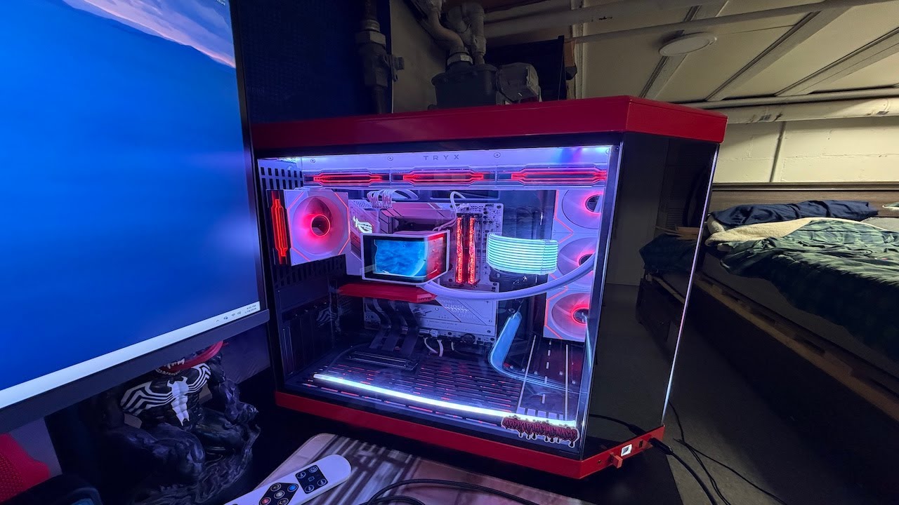 AMD 9950x3D custom PC sportbike menace theme episode one