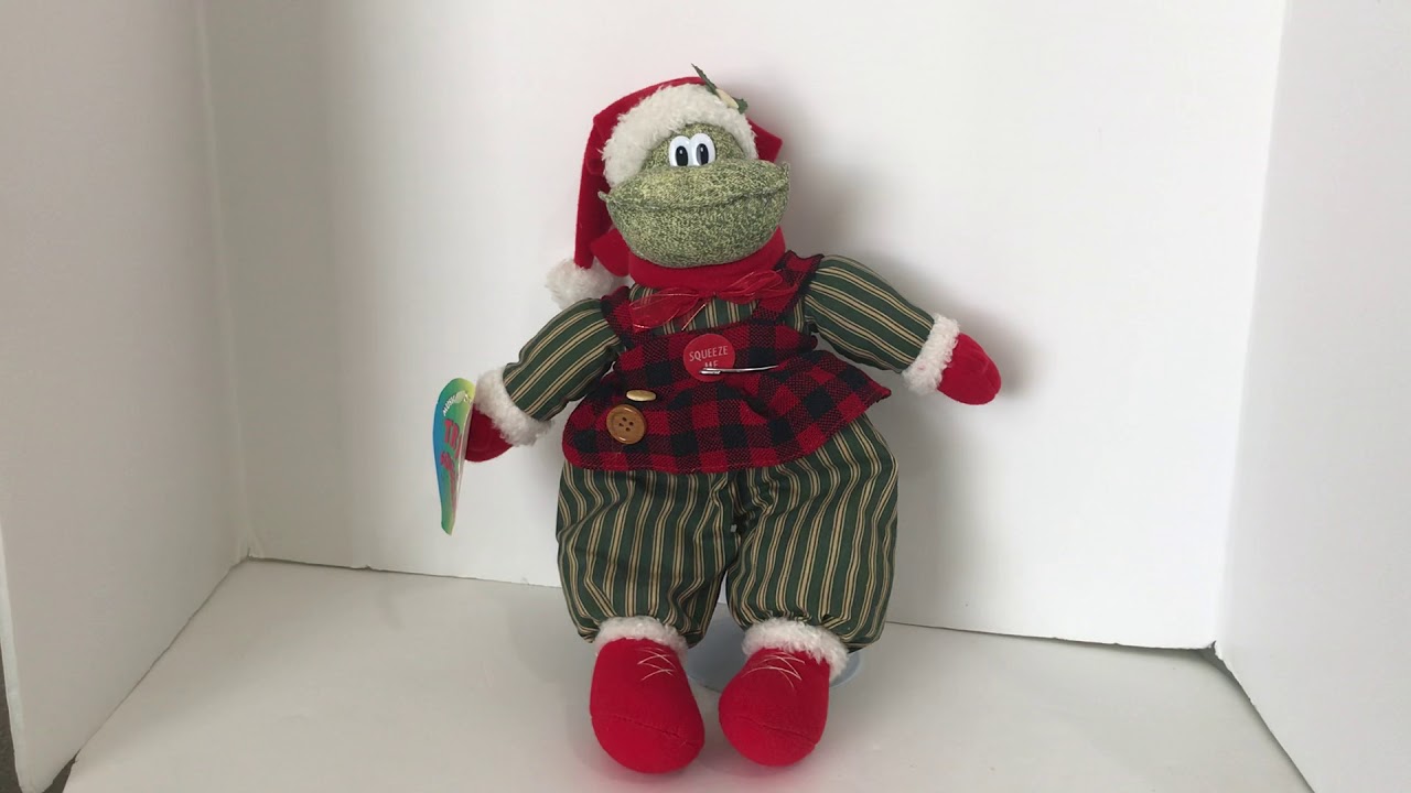 Christmas Singing Frog YouTube