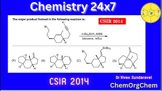 Tributyltin hydride|Bu3SnH|AIBN|Radical Cyclization|Selectivity|Problem solved 🧪 ChemOrgChem