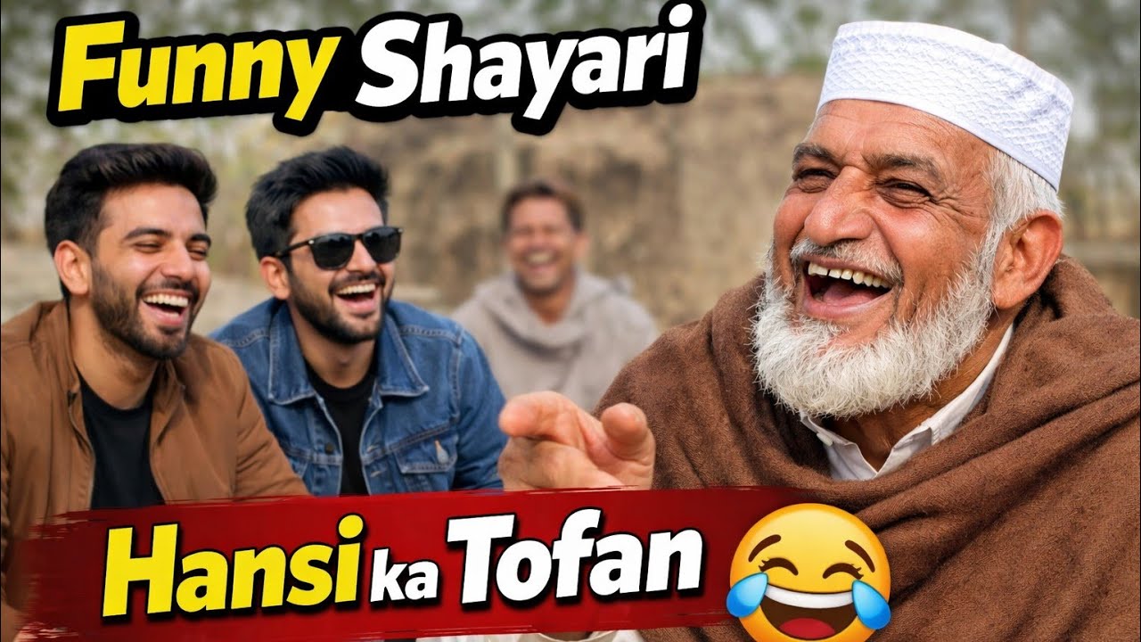Gaon k logon Ki Funny Shayari 😂 | Dost Ke Sath Hansi Ka Toofan