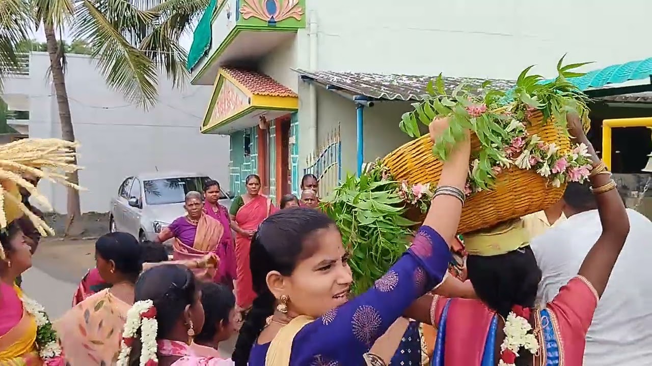 full video பச்சையம்மன் தெவம் பூசக்கூடை இறங்கும் போது அருள்🙏 சாமி ஆட்டம்🙏🙏