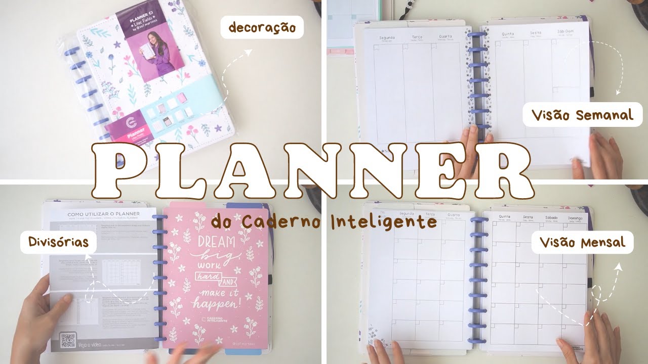 Planeje-se com o Planner Caderno Inteligente PIY (Planner It