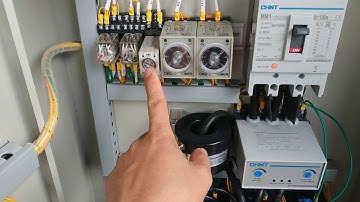 Tủ điện máy băm nghiền rác thải, băm gỗ, nghiền nhựa vv, tự động đảo chiều khi quá tải