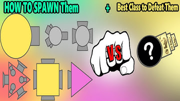 Diep.io How To Spawn All Bosses + Arena Closers?! BEST CLASS TO Defeat All The Bosses! (diep.io)