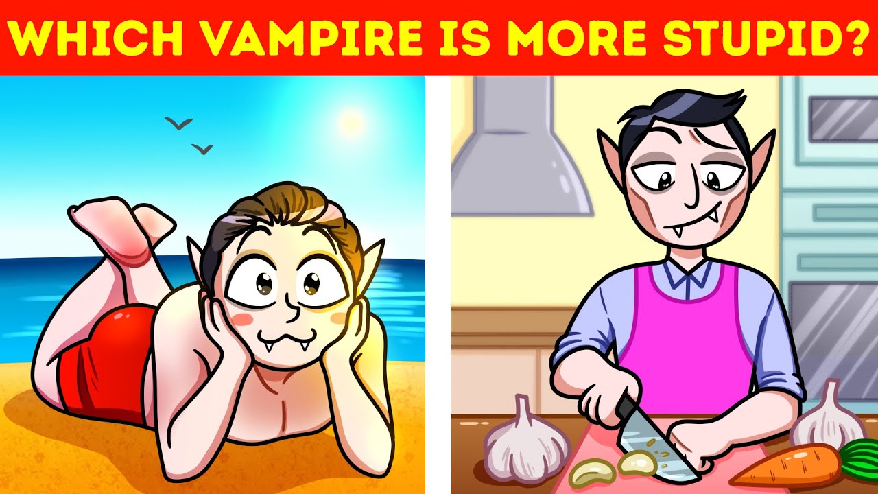 Vampire Riddles to Trick Your Brain - YouTube