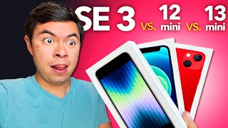 iPhone SE 3 vs. 12 mini vs. 13 mini  ESTE es El PEOR en CalidadPrecio ❌