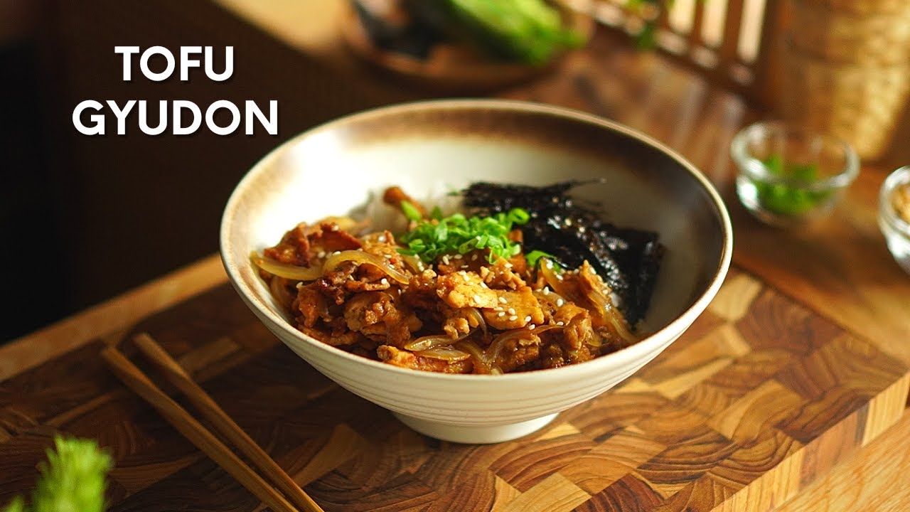 How to cook Tofu Gyudon | Easy Tofu Gyudon Recipe