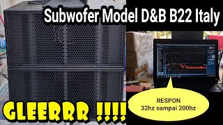 Subwofer model D&B B22..Rendah SPL nya okee juga..Riview hasil respon nya screenshot 4