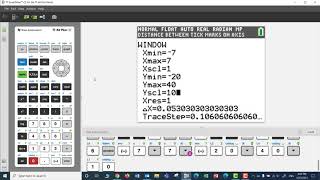 Finding Turning Points Using a TI Calculator screenshot 3