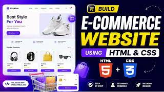 បង្កើត Website ដោយ HTML &amp; CSS | Beginner Friendly 2026 | Part 1 (Home Page)