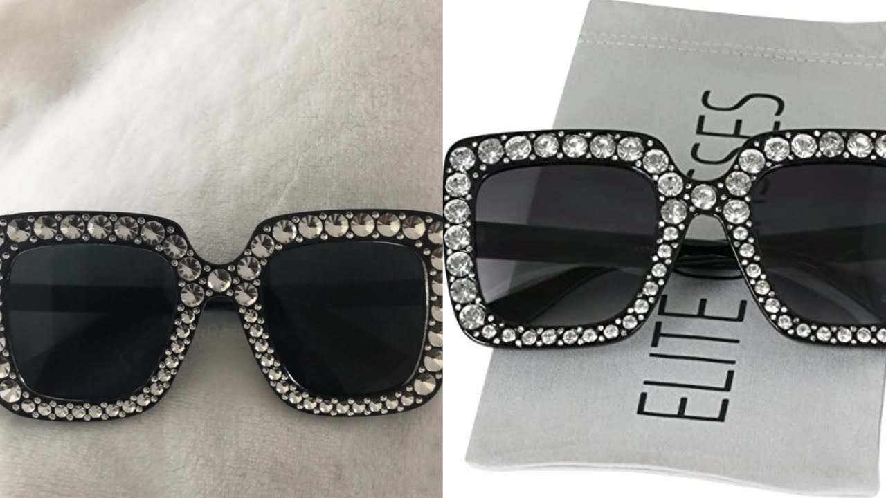 DIY BLINGED OUT SUNGLASSES! YouTube