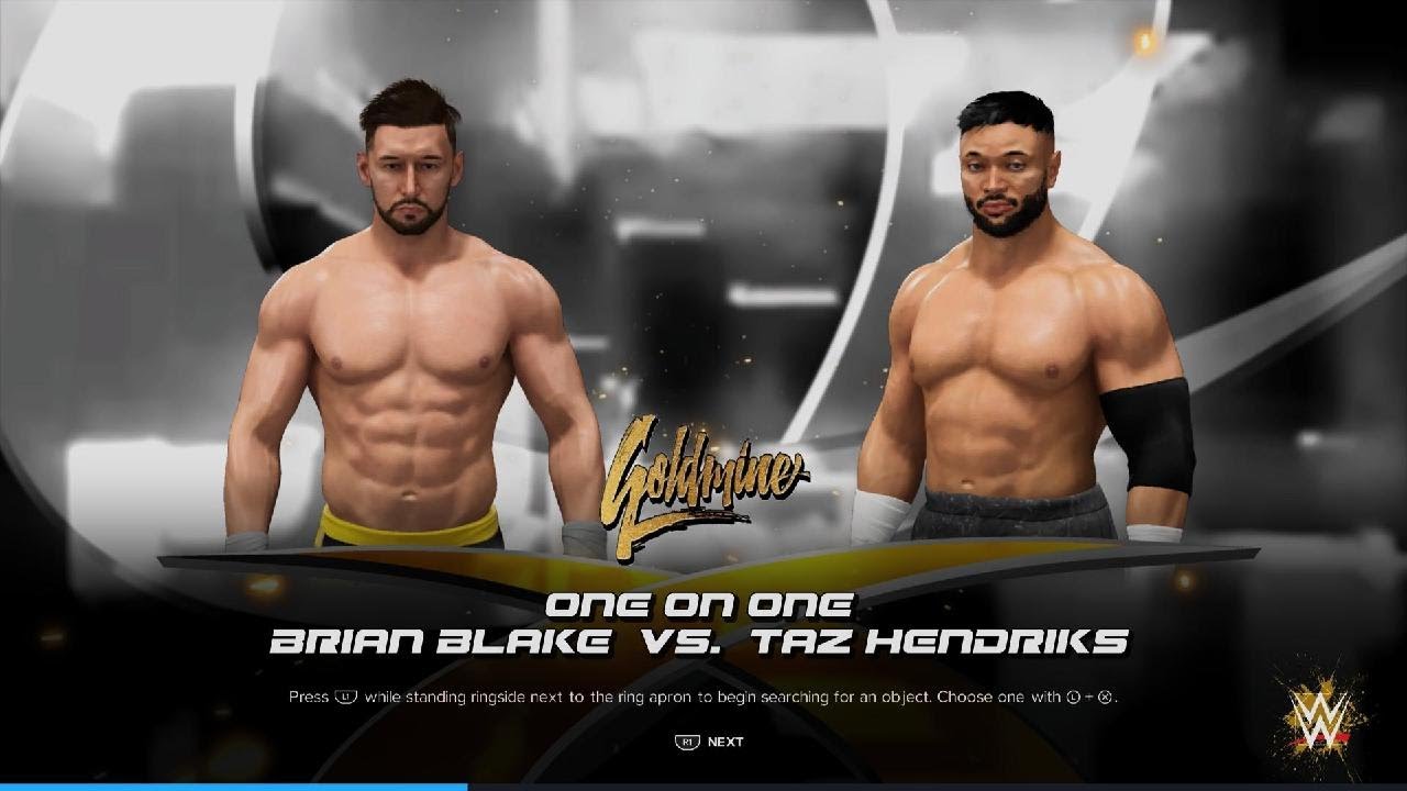 Brian Blake Vs Taz Hendriks(Goldmine)