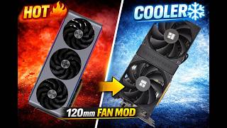 Sapphire NITRO+ RX 7900 XTX  120mm Fan Mod – Ghetto Mod Tutorial