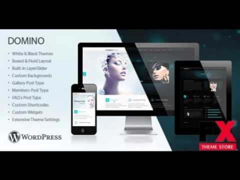 Preview Domino Responsive WordPress Theme - YouTube
