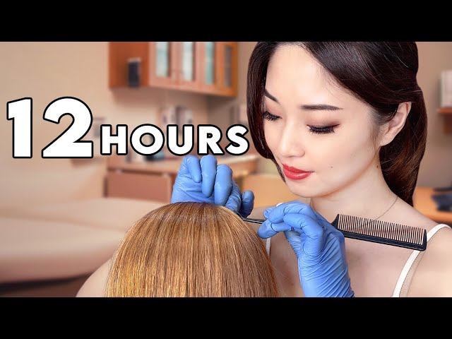 ASMR The Ultimate Sleep Treatment for Insomnia ~ 12 Hours of Hair Treatments