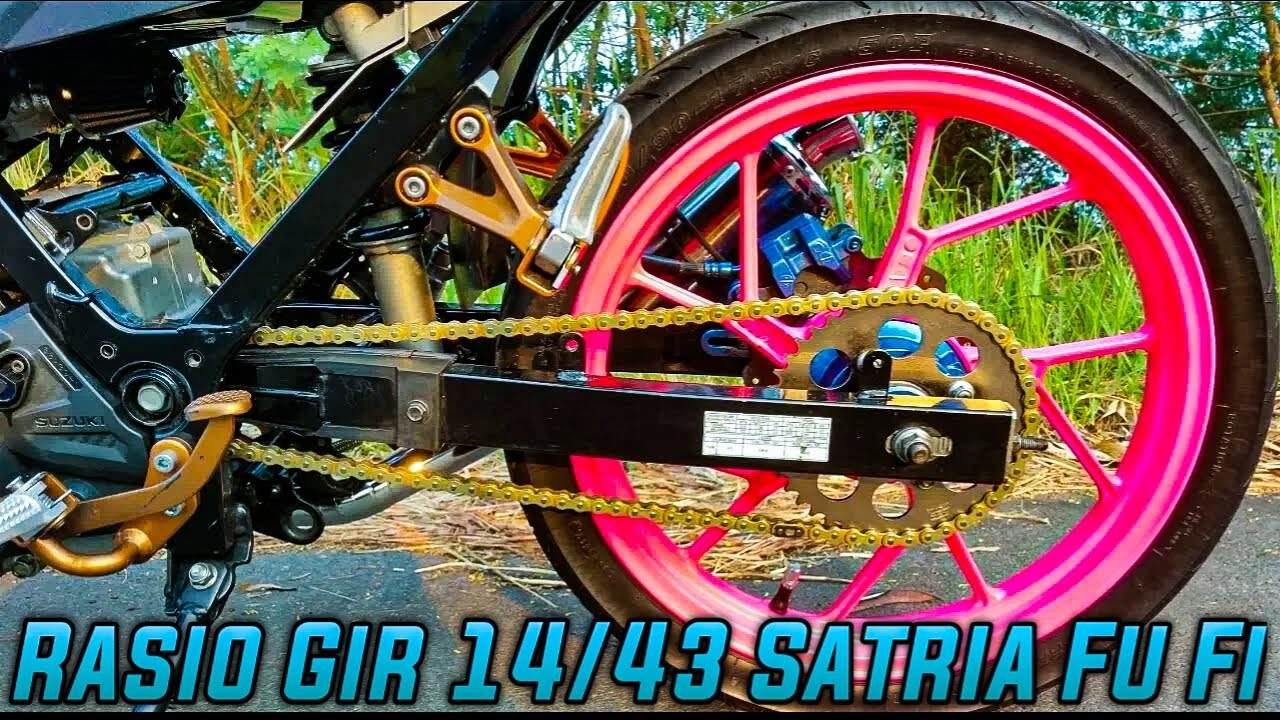 #126 Review Rasio Gir Rantai SSS Ukuran 14 Banding 43 - Di Satria Fu 150 Fi / Raider Fi / Belang R