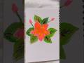 easy flower painting video. #shorts #ytshorts #viralshort #art #painting #trending #videos #easy