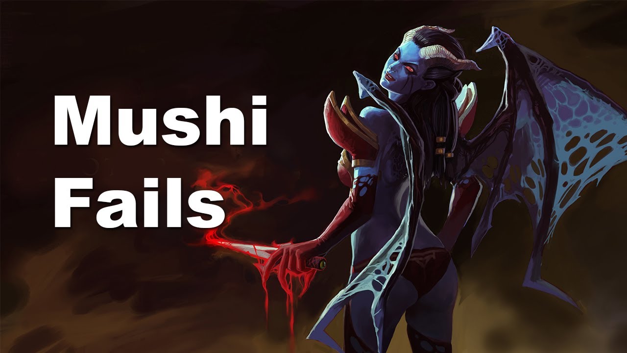 Mushi Fails Queen of Pain Dota 2