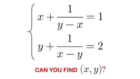 Solve Nonlinear Simultaneous Equations in 2 Variables Like A Pro!