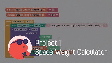 Project 1: Space Weight Calculator with Thunkable