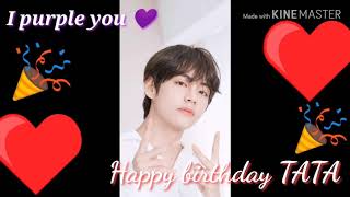 Hapyy birthday taehyung 💕||عيد ميلاد سعيد تايهيونغ💕