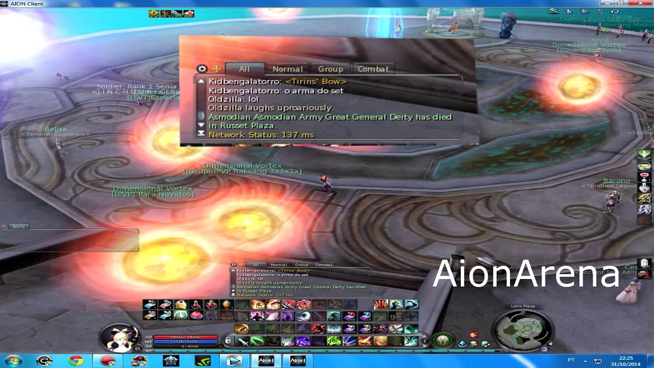 AionArena X Not aion Teste Ping YouTube Aionarena x not aion teste ping youtube