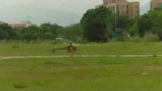 Heli Creation Club first product Trex 600N convertion kit first test