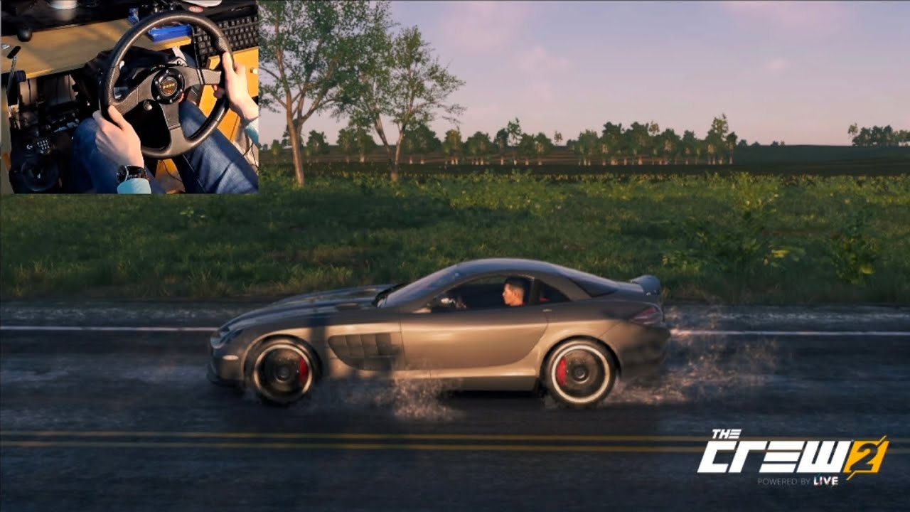 Sacramento to St. Louis | McLaren Mercedes SLR | Crew 2 joyride | Logitech G29