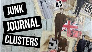 ✨ Mass Make Junk Journal Clusters | Easy DIY Junk Journal Embellishments 📓🧵