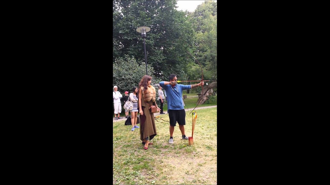 Trying out Archery in Estonia YouTube