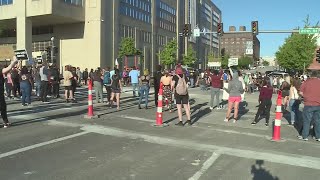 People take to downtown St. Louis in protest of George Floyd's death