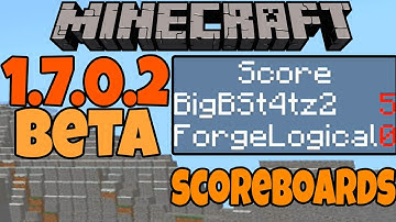 Minecraft PE 1.7.0.2 Beta: How to Use Scoreboards!